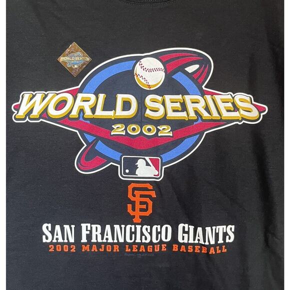 VTG 2002 San Francisco SF Giants T-Shirt Tee Size Large Unworn NEW NOS Majestic - Picture 2 of 8